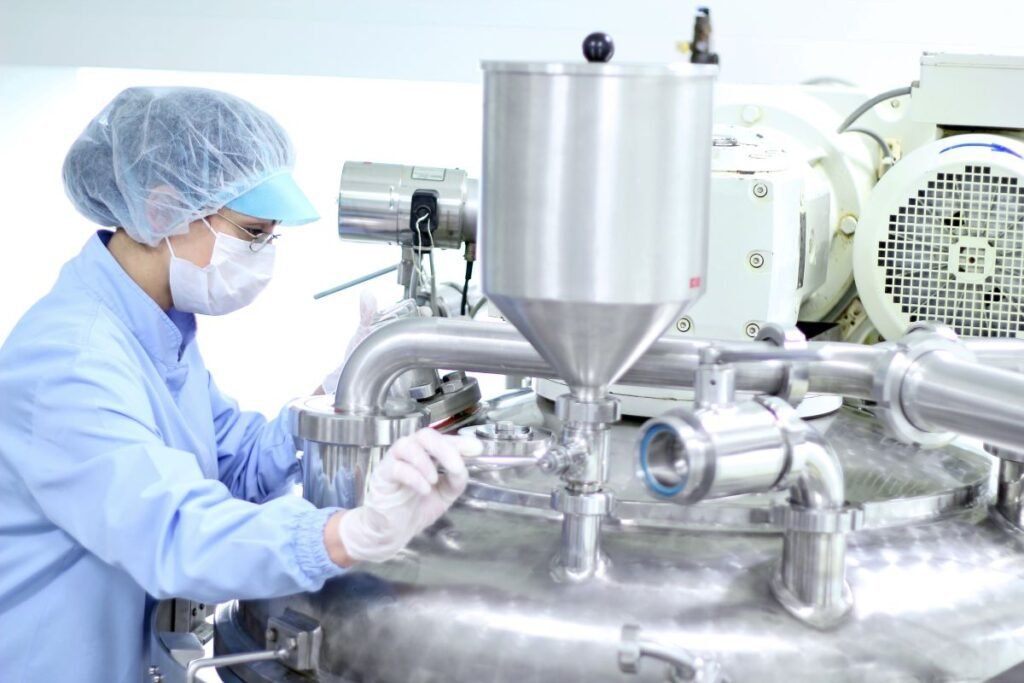 Pharmaceuticals manufacturing. Raw materials for active ingredients can be a major source of upstream scope 3 emissions
