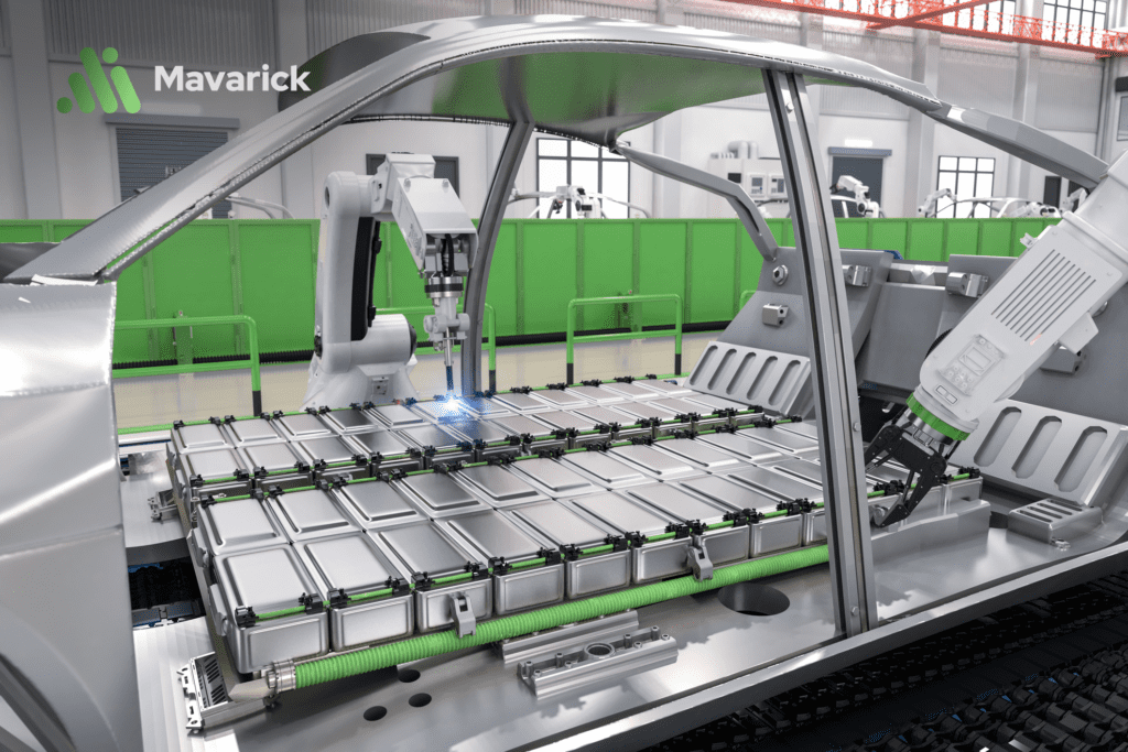 Electric car battery assembly - joint ventures can represent an organisational boundaries that impacts your carbon reporting